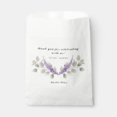 Lavendel & Eucalyptus bladeren Dank u Bedankzakje (Voorkant)