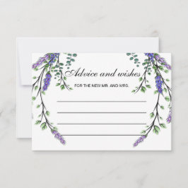 Lavendel eucalyptus boho advies en wensen kaart