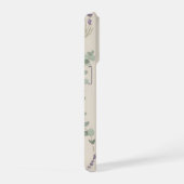 Lavendel Eucalyptus Botanisch Patroon Ontwerp iPhone Hoesje (Rechterkant)