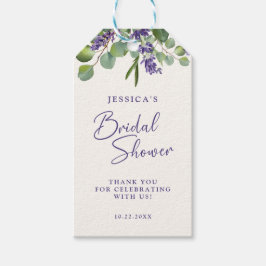 Lavendel & Eucalyptus Bruiloft Cadeautag Cadeaulabel
