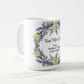 Lavendel eucalyptus geel rose beste moeder ooit koffiemok (Voorkant links)