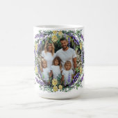 Lavendel eucalyptus geel rose gepersonaliseerde fo koffiemok (Center)