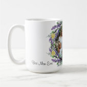 Lavendel eucalyptus geel rose gepersonaliseerde fo koffiemok (Links)