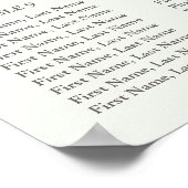 Lavendel & Eucalyptus Greenery Trouwstoel Grafiek Poster (Hoek)