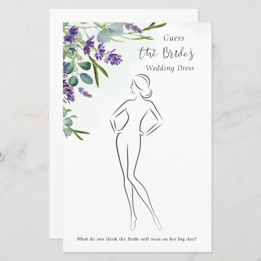 Lavendel Eucalyptus Guess Dress Vrijgezellenfeest  (Voorkant / Achterkant)