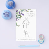 Lavendel Eucalyptus Guess Dress Vrijgezellenfeest  Flyer (Enkel)