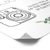 Lavendel Eucalyptus Hoe oud was de bruid Poster (Hoek)