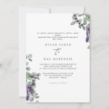 Lavendel Eucalyptus Huwelijk Beide Sets Ouders