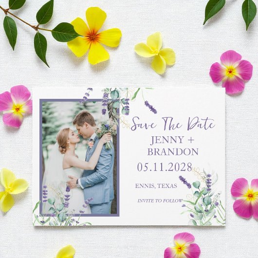 Lavendel Eucalyptus Kruiden Bloem Foto Save The Date