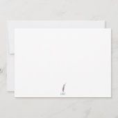 Lavendel eucalyptus laat foto opslaan van de datum kaart (Achterkant)