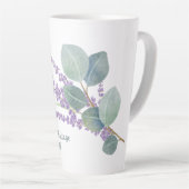 Lavendel Eucalyptus Mijn Keuken  Latte Mok (Rechterhoek)