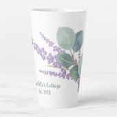 Lavendel Eucalyptus Mijn Keuken  Latte Mok (Voorkant)