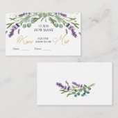 Lavendel Eucalyptus raden hoeveel kussen spel Informatiekaartje (Voorkant / Achterkant)