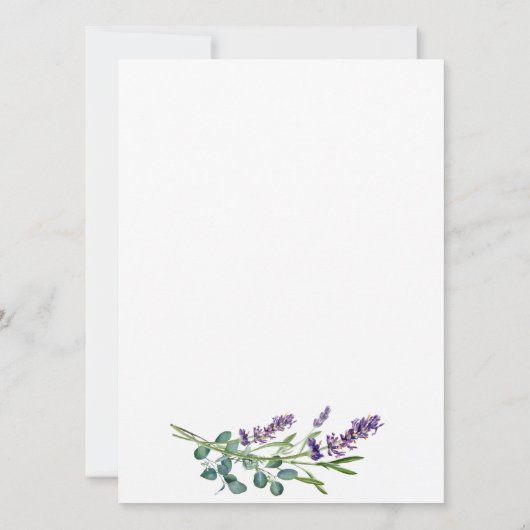 Lavendel Eucalyptus raden hoeveel kussen spel Kaart (Achterkant)