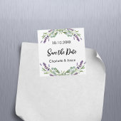Lavendel eucalyptus trouwdag Save the Date magneet