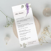 Lavendel Eucalyptus verlaat gastennaam diner Menu