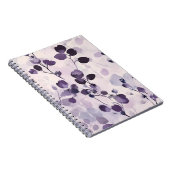 Lavendel Eucalyptus Waterverf Floral Notitieboek (Rechterzijde)