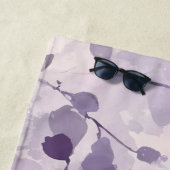 Lavendel Eucalyptus Waterverf Floral Strandlaken (In situ)