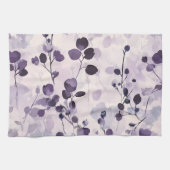 Lavendel Eucalyptus Waterverf Floral Theedoek (Horizontaal)