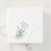 Lavendel Eucalyptus Waterverf Kruiden Huwelijk Bedankjes Labels (In situ)