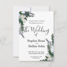 Lavendel Eucalyptus witte rozen groen Huwelijk