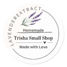 Lavendel Extract Label Gepersonaliseerde Bedrijf