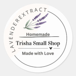 Lavendel Extract Label Gepersonaliseerde Bedrijf
