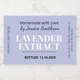 Lavendel-extract modern label sticker ZEX_001d