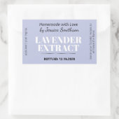 Lavendel-extract modern label sticker ZEX_001d (Tas)