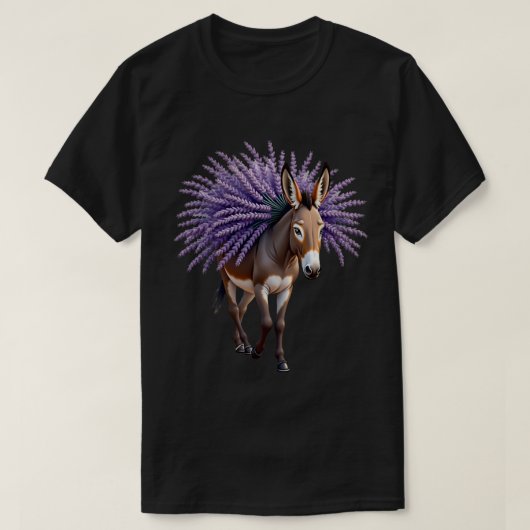 Lavendel Ezel T-shirt (Design voorkant)