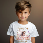 Lavendel Fairy wilde bloem broer van verjaardag me T-shirt