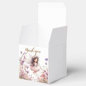 Lavendel Fairy wilde bloem pixie verjaardag Bedankdoosjes (Geopend)
