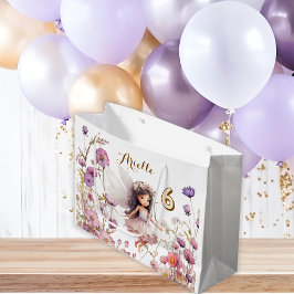 Lavendel Fairy wilde bloem pixie verjaardag Groot Cadeauzakje