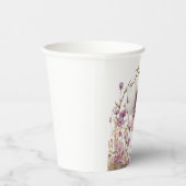 Lavendel Fairy wilde bloem pixie verjaardag Papieren Bekers (Rechts)