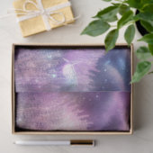 Lavendel Fantasy Meisje en Paard Decoupage Tissuepapier (Geschenk)