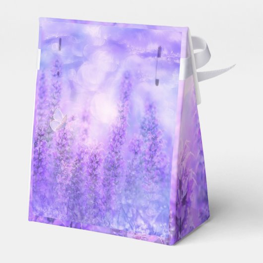 Lavendel Favor Box Bedankdoosjes (Achterkant)
