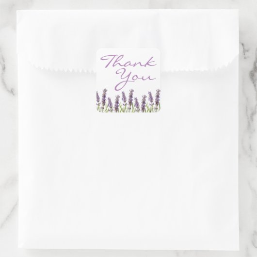 Lavendel Favor Stickers (Tas)