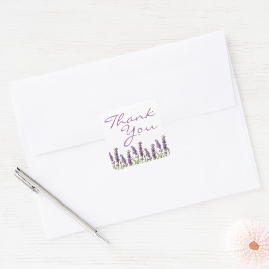 Lavendel Favor Stickers (Envelop)