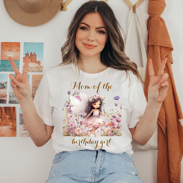 Lavendel Fee wilde bloem Moeder van verjaardagsmei T-shirt