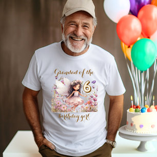 Lavendel Fee wilde bloem Opa van het meisje dat ja T-shirt