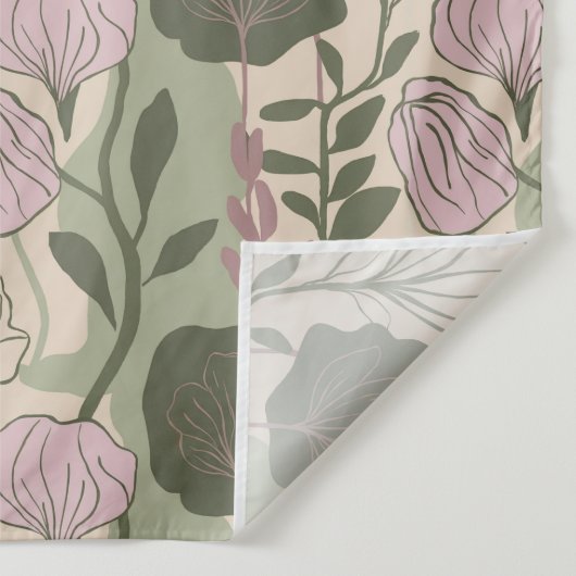 "Lavendel Fern Whimsy" Wandkleed (Detail)