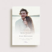 Lavendel Fields bruiloft foto Save The Date