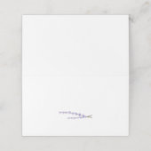 Lavendel Fields bruiloft Plaatskaartje (Buitenkant ongevouwen)