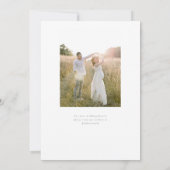 Lavendel Fields bruiloft uitnodiging (Achterkant)