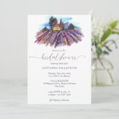 Lavendel fields Mediterranean villa vrijgezellenfe Kaart (Staand voorkant)