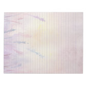 Lavendel Floral College heerste over gevoerd Notit Notitieblok (Voorkant)