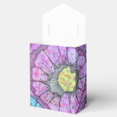 Lavendel Floral Favor Box Bedankdoosjes (Geopend)