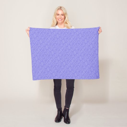  lavendel Floral Fleece Blanket Deken (In situ)