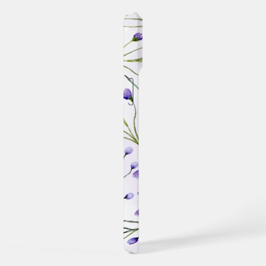 Lavendel Floral iPhone Case iPhone Hoesje (Rechterkant)