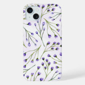Lavendel Floral iPhone Case iPhone Hoesje (Achterkant)